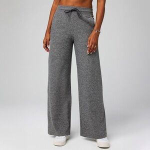Women's Gray Wide-Leg Pants